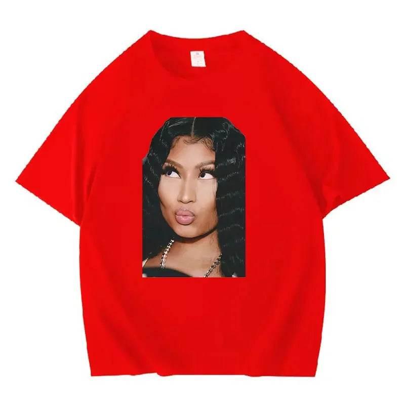 Funny Nicki Minaj Meme pattern Tshirt for womenhip-hop fashionretro rap Tshirtoversized Tshirt street wear - Empire P.E