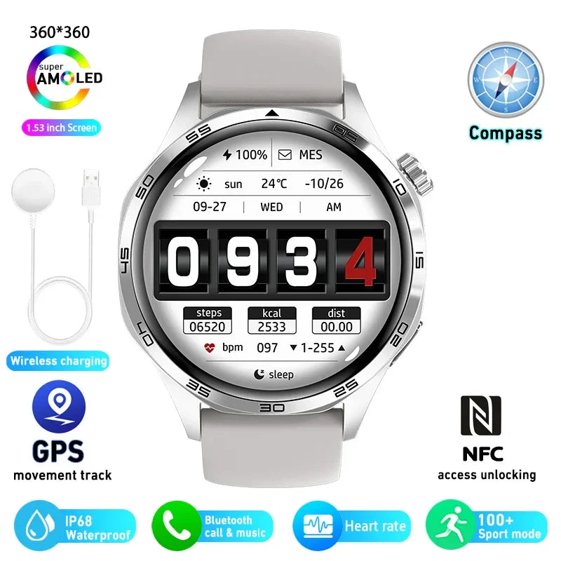 Smart Watch 5 Pro GPS NFC Smartwatch Men