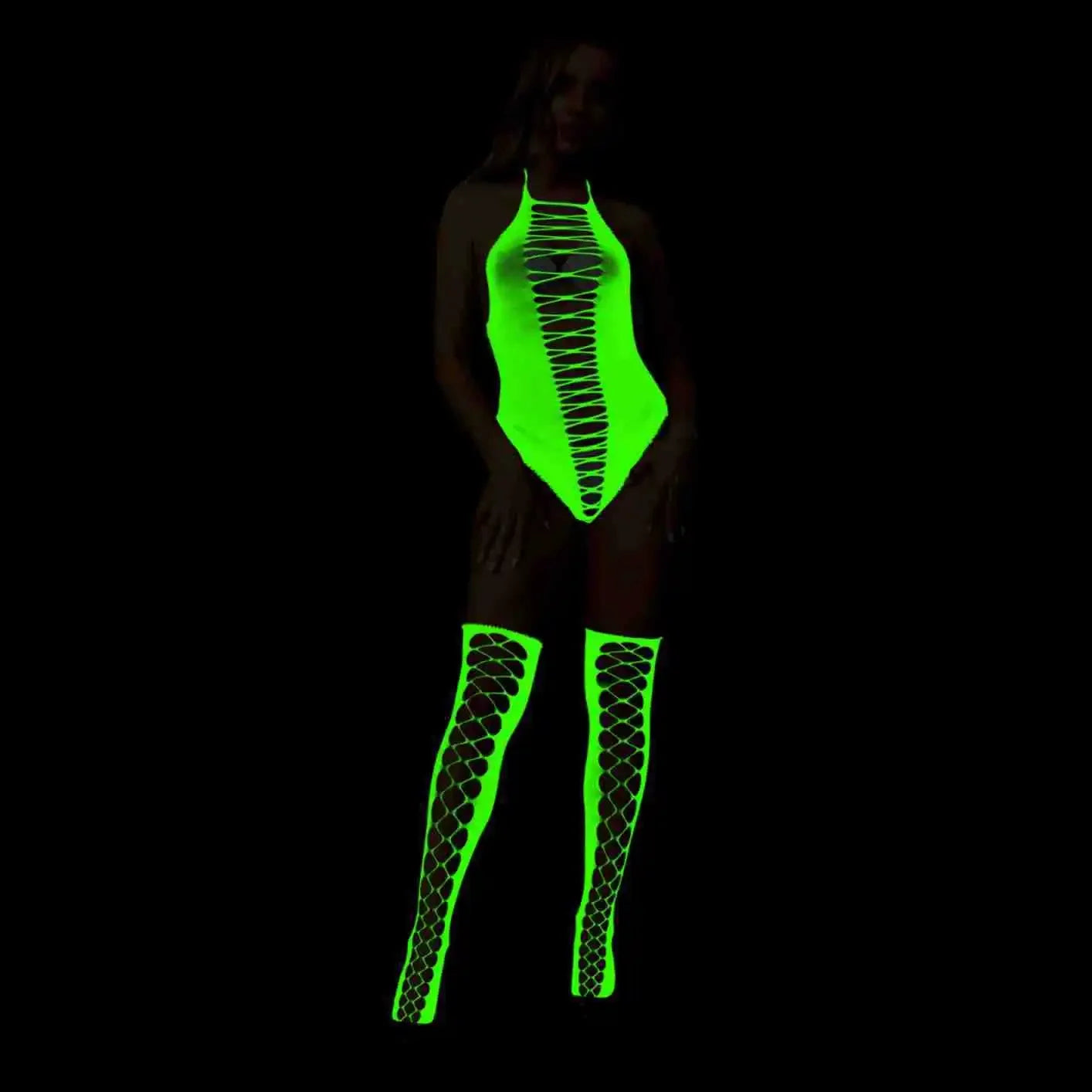 Pole Dance Clothing Luminous Glowing Lingerie - Empire P.E