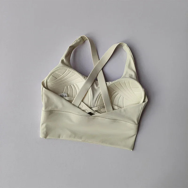 All-in-one Sports Bra Collection Breast High-intensity Professional Shock-proof Huddle Running Bra Yoga Fitness Bra Summer Cloth - Empire P.E