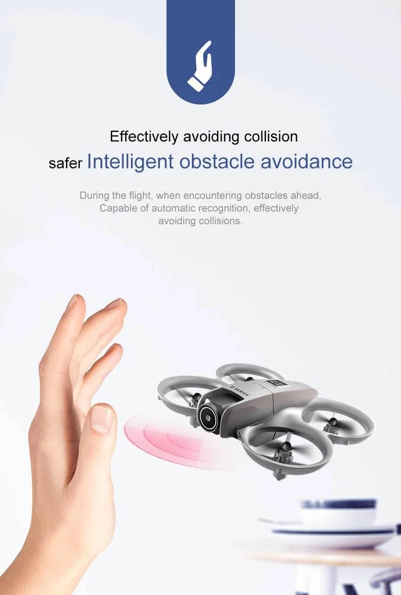 Xiaomi D16 Mini Drone with 180° Electric Adjustable 8K HD Camera WiFi Light Flow Drone Pocket Obstacle Avoidance Rc Quadcopter - Empire P.E