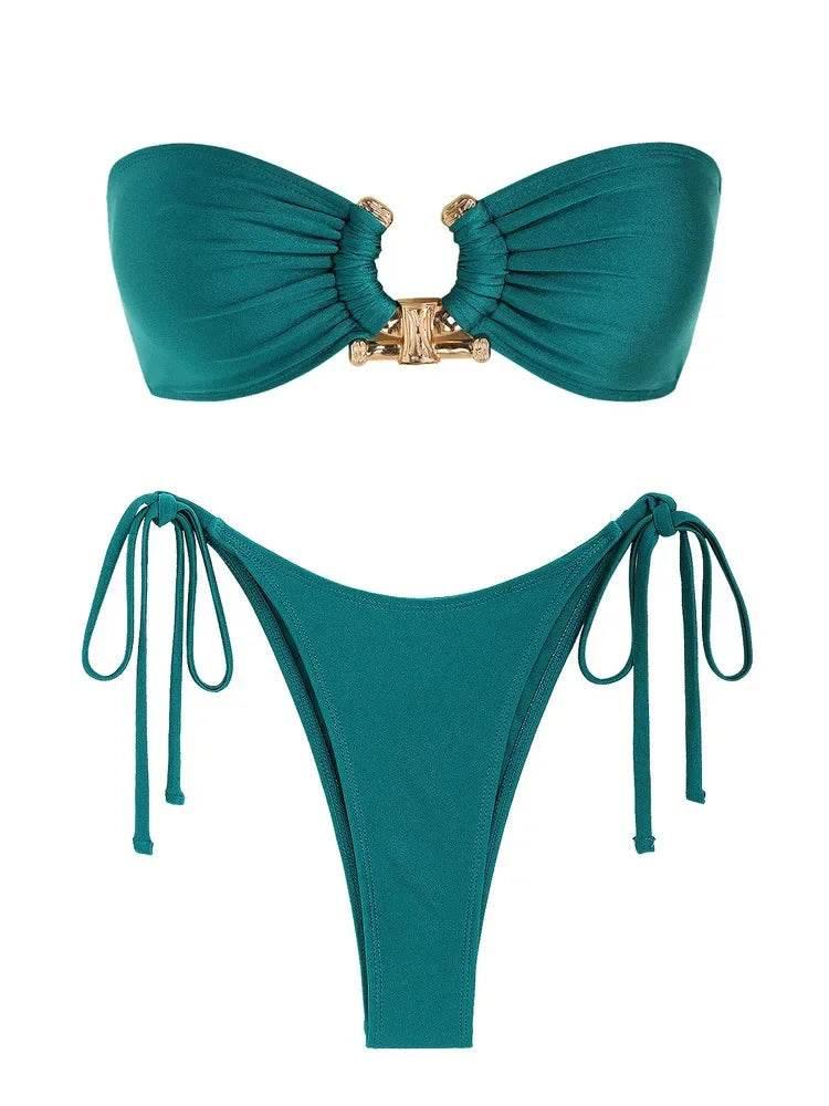 Solid O Ring 2025 New Swimsuit For Women - Empire P.E