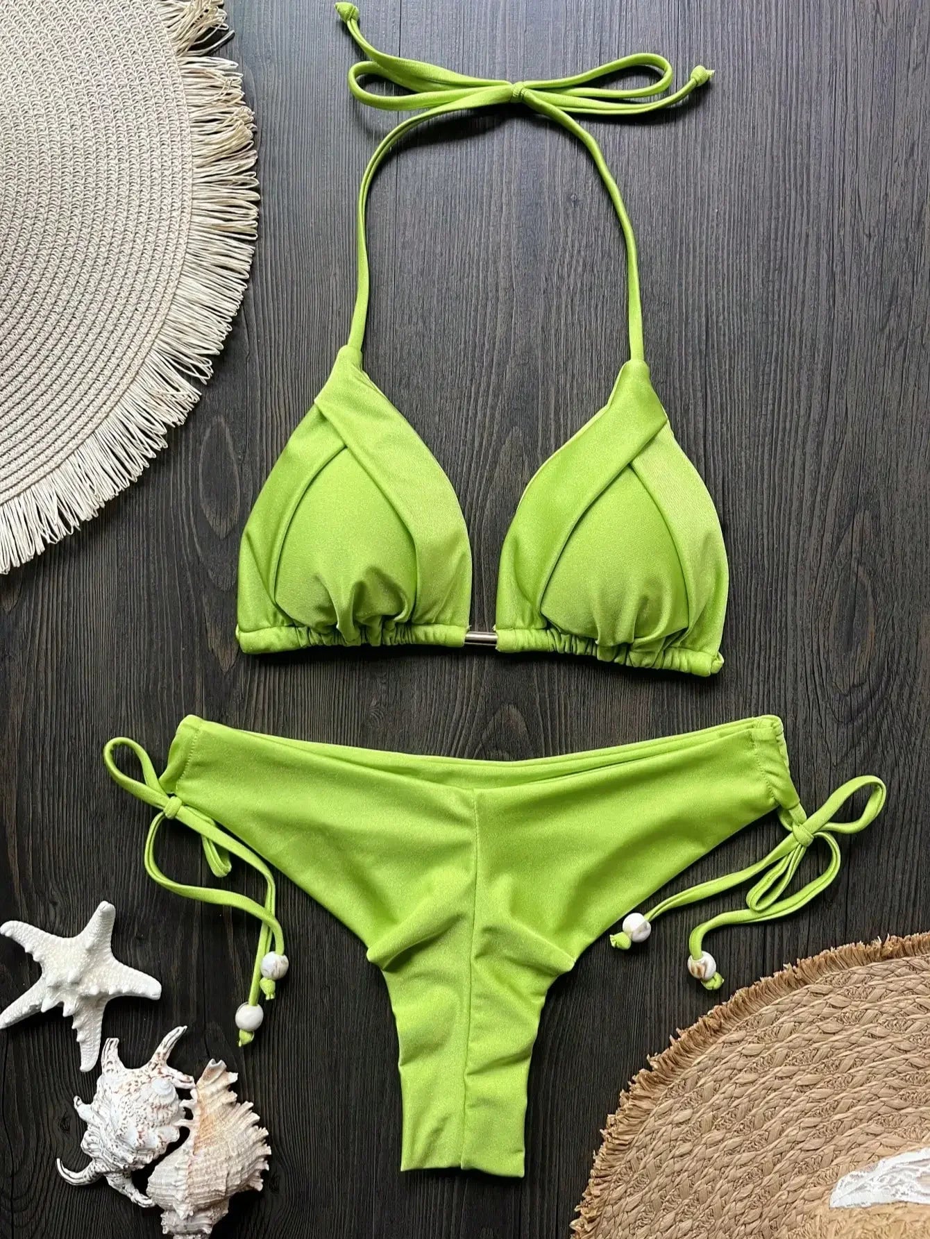 Sexy 13 Color Triangle Bathing Suit for Women Brazilian Beach Bikini Set - Empire P.E