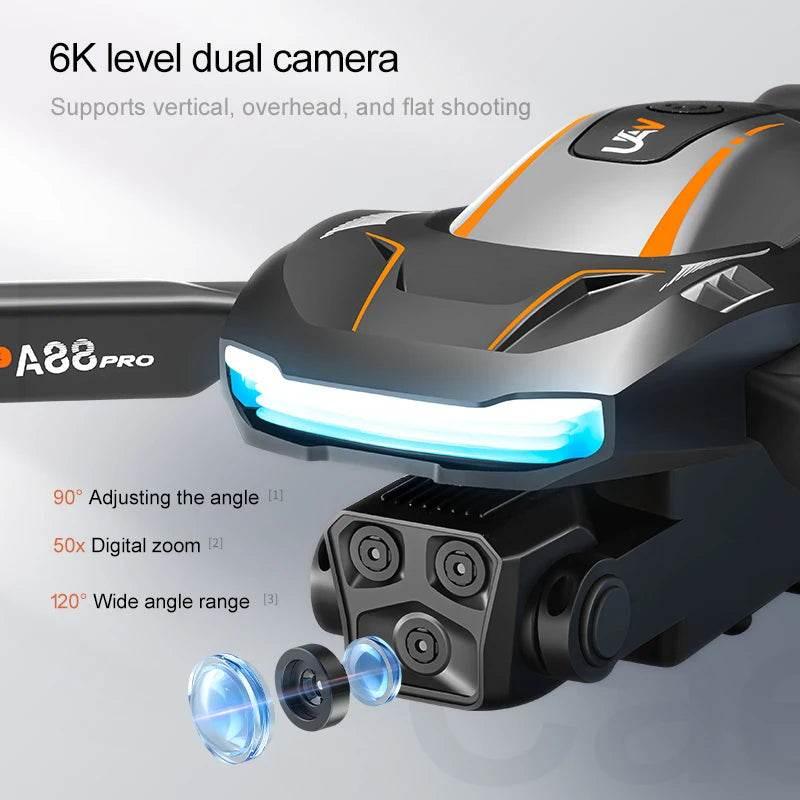 8K GPS dual-camera professional drone A88 5G obstacle avoidance brushless optical flow quadcopter toy gift - Empire P.E