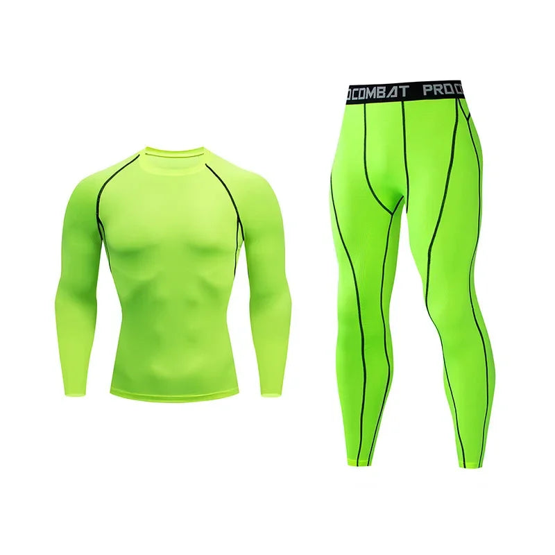 Men's Running Set Gym Jogging Thermo Track suit - Empire P.E