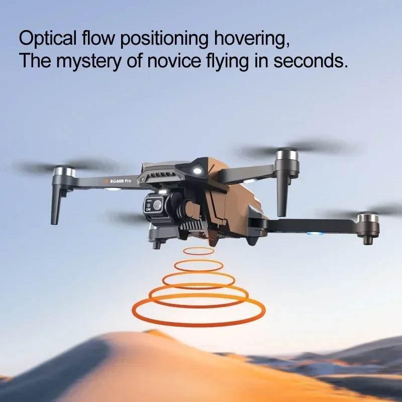 New RG608PRO Drone GPS 8K HD Camera Optical Flow Positioning Obstacle Avoidance Brushless Motor Foldable Quadcopter Drone Toys - Empire P.E