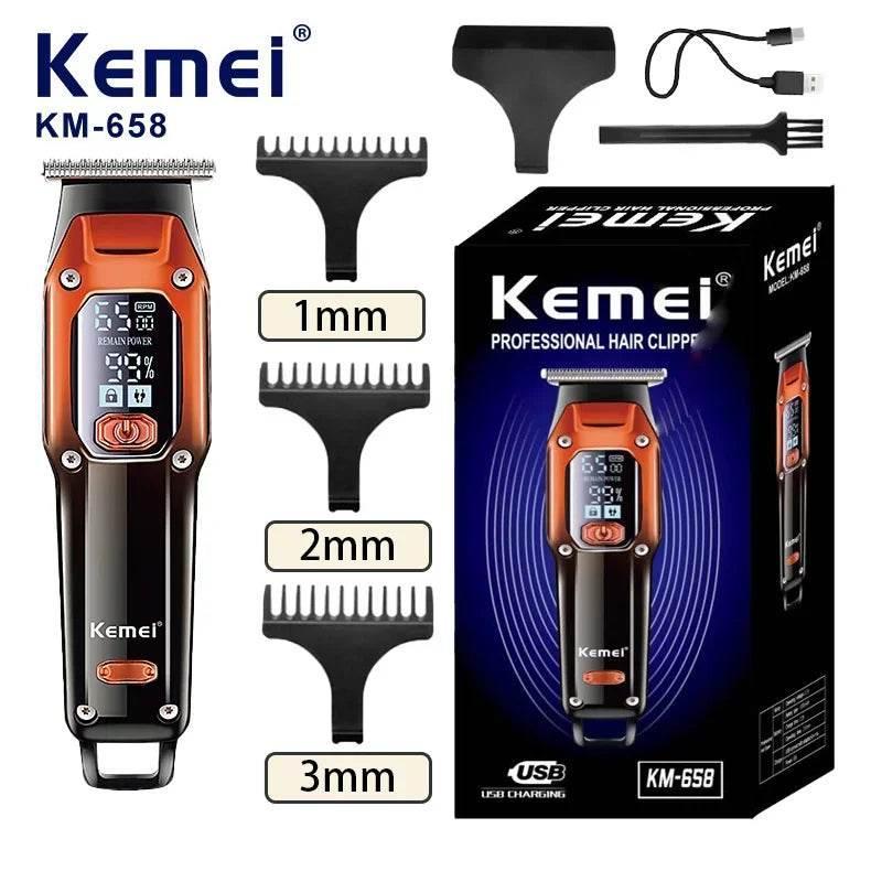 Wholesale Rechargeable Hair Trimmer Kemei km-658 Machine Hair Cut Razor Men'S Hair Clippers barber - Empire P.E