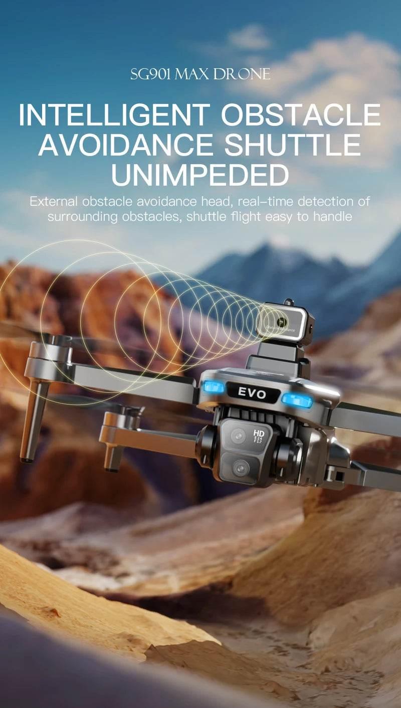 New SG901 MAX GPS Drone Professional 8K Camera Aerial FPV Brush Avoiding Obstacle with Large Screen Remote Control Folding Dron - Empire P.E