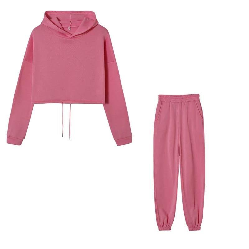 Long-sleeved Sports Casual Suit Waist Two-piece Set - Empire P.E