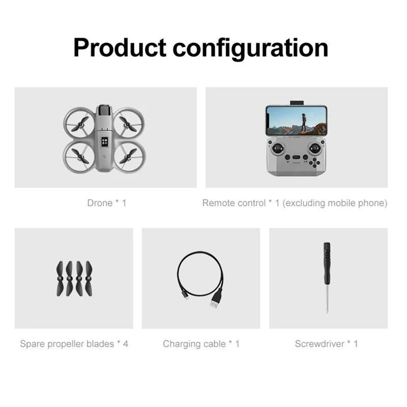 Drones Professional HD GT3 GPS 8K 180° Dual Cameras 5G WIFI Brushless Motors Obstacle Avoidance FPV Foldable Quadcopter Toys - Empire P.E
