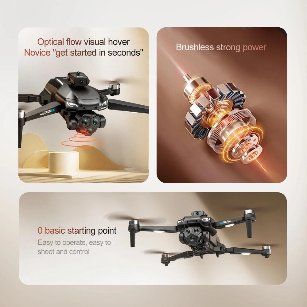 Xiaomi M33 MAX Drone Professional 4K/6K HD ESC Sero Dual Camera 5G Wifi GPS Foldable Brushless Optical Flow RC Quadcopter Toys - Empire P.E