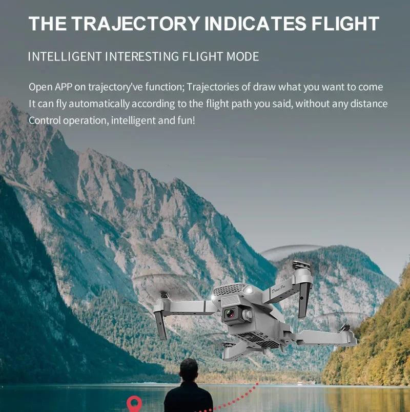 2025 New E88 Pro WIFI FPV Drone Wide Angle HD 4K 1080P Camera Height Hold RC Foldable Quadcopter Dron Helicopter Toys Gift - Empire P.E