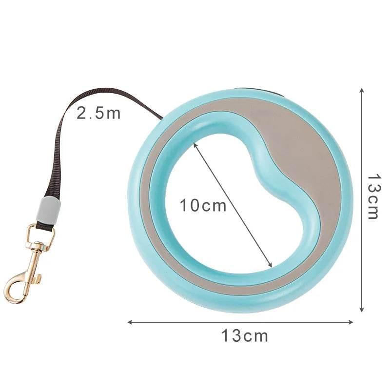 2.5m Automatic Retractable Dog Leash Outdoor Training Pet Leash for Small Medium Dogs Durable Puppy Lead Dog Accessories - Empire P.E