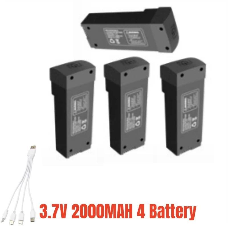 Z908 MAX Optical Flow Avoiding Obstacles 8K Remote Control RC Drone Quadcopter Spare Parts 3.7V 2000MAH Battery/Propeller/USB - Empire P.E