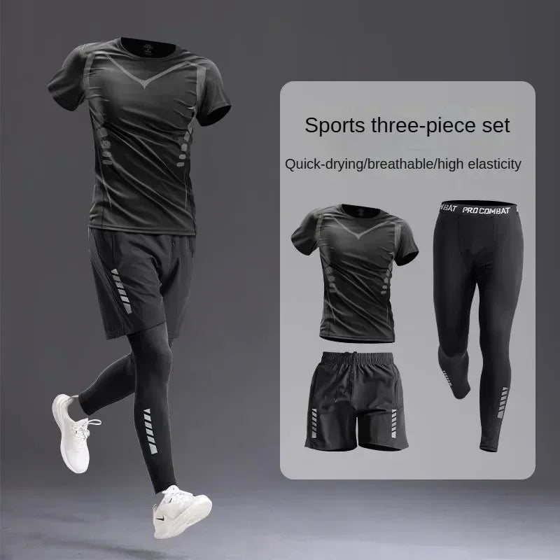 Men's Sportswear 1-5Pcs Suit All-Season Track Suit Set - Empire P.E