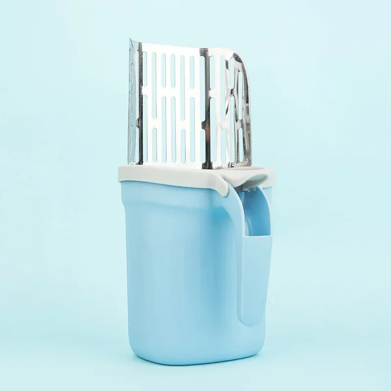 cat poop scoop integrated color blocked - Empire P.E