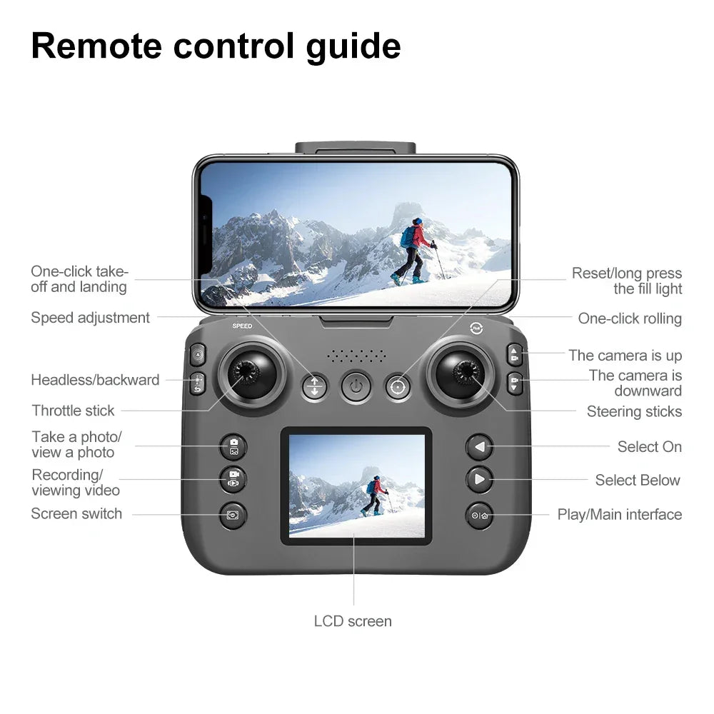 Xiaomi V666 Mini Drone 4K Professional Aerial 8k Dual Camera - Empire P.E