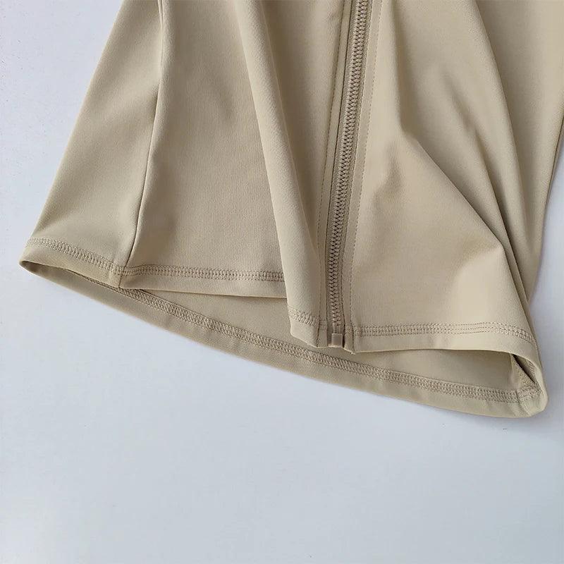 Yoga Suit Women's High-end Standing Collar Long Sleeved - Empire P.E