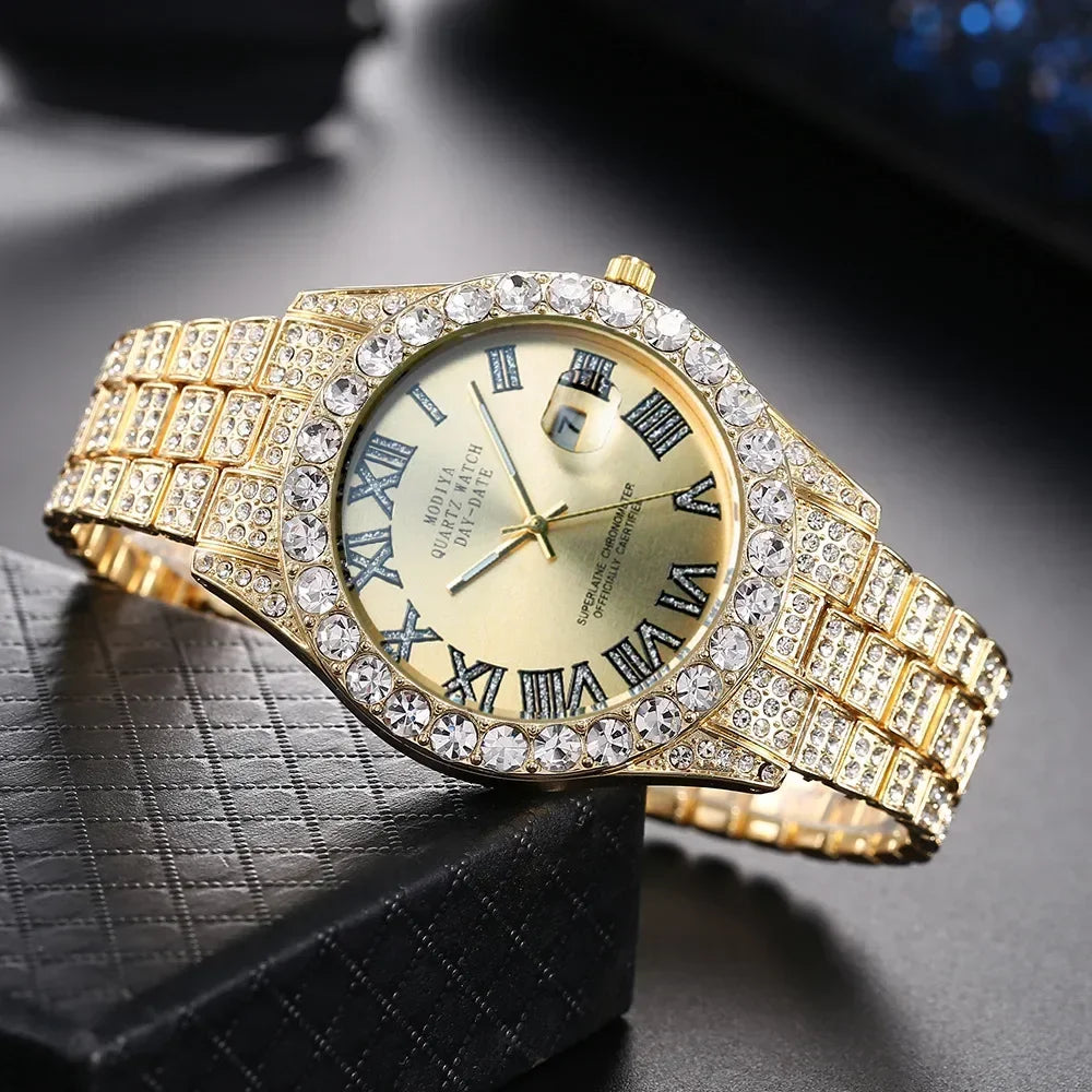 Hot Sale Diamond Bling Watch Men - Empire P.E