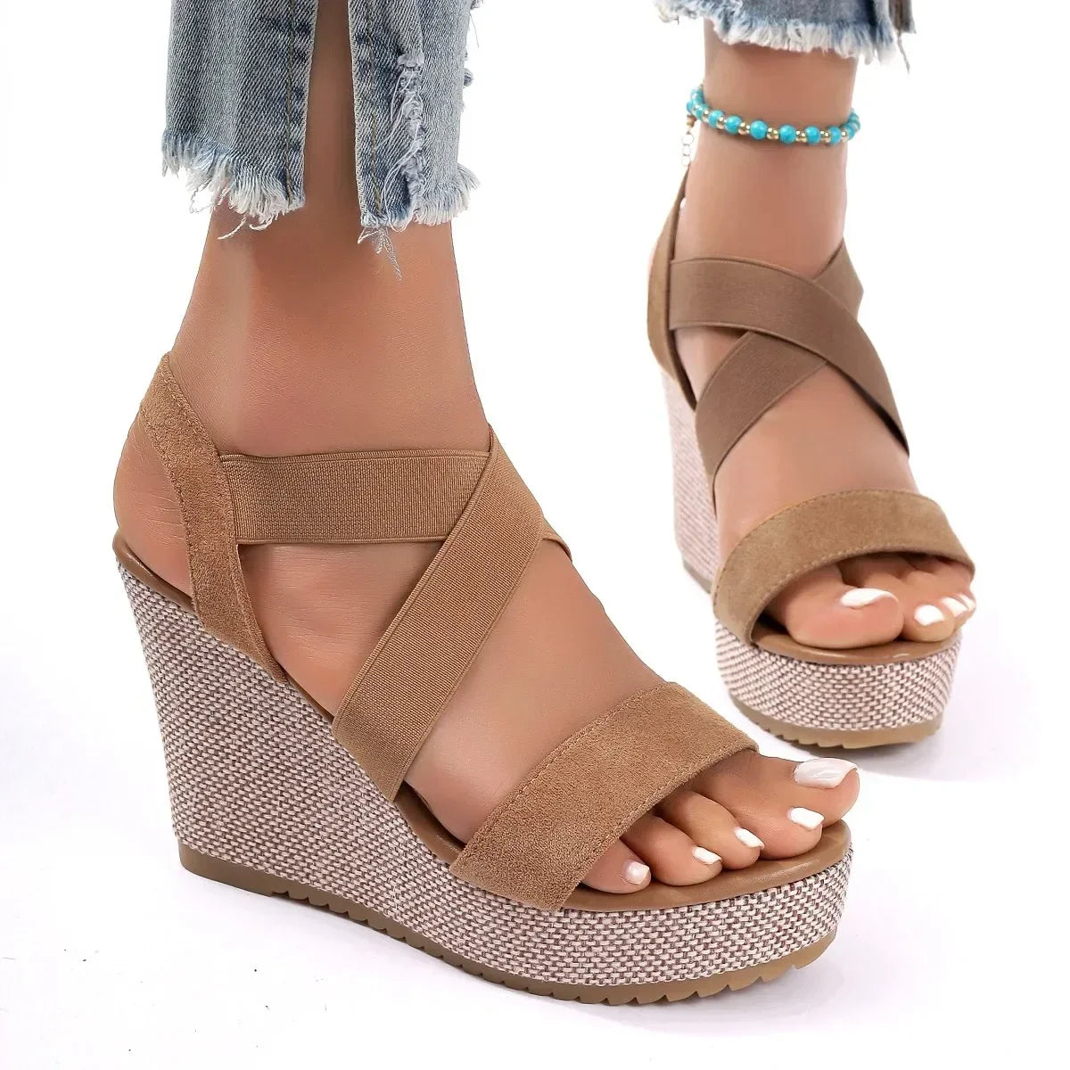 Women's Wedge Waterproof Thick-soled Sandals