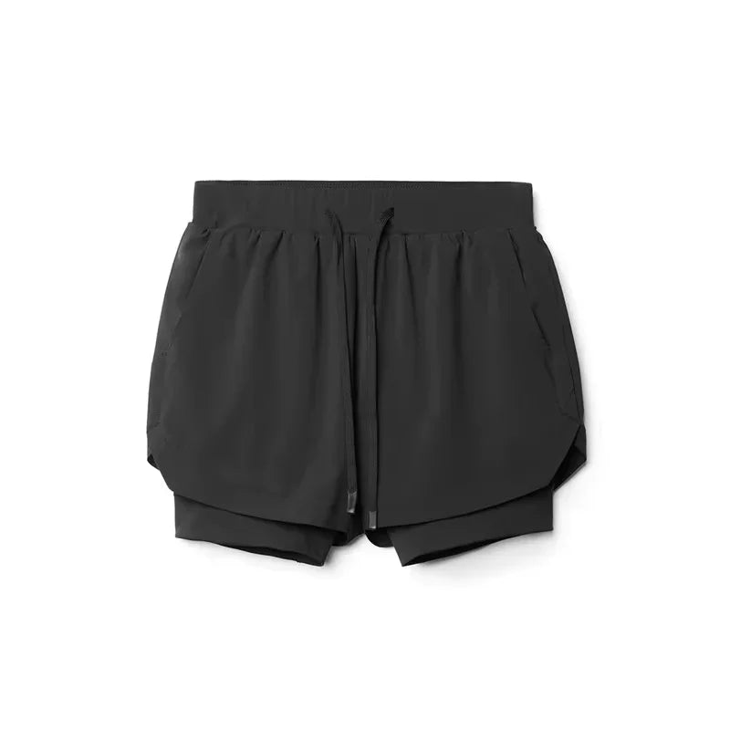 2023 new Breathable Double layer sport shorts - Empire P.E