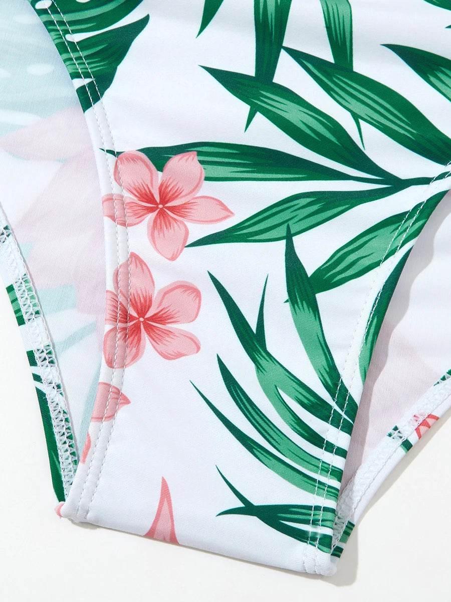 2024 Large Plus Size Bikini Long Skirt 3 Piece High Waist Swimsuit XL-4XL - Empire P.E