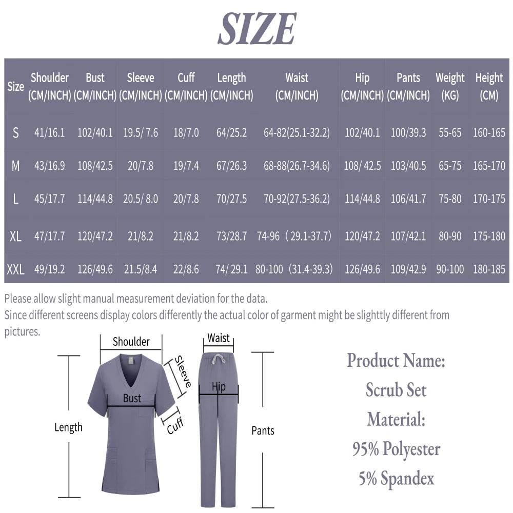Set Women Scrub Uniforms Suits - Empire P.E