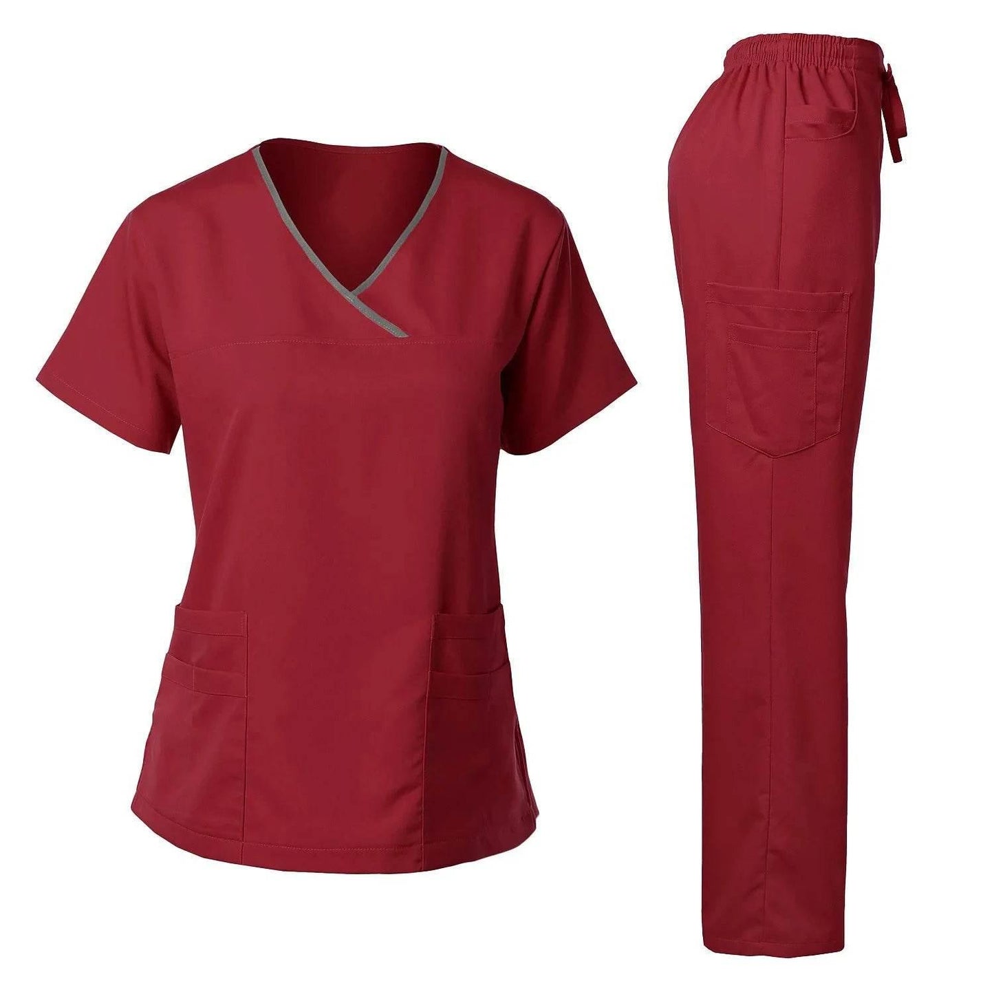 Anti Wrinkle Washable Soft Fabric Nurse Scrubs Hospital Uniform Medical Scrubs Jogger Scrubs Sets Medical Clothing for Women - Empire P.E
