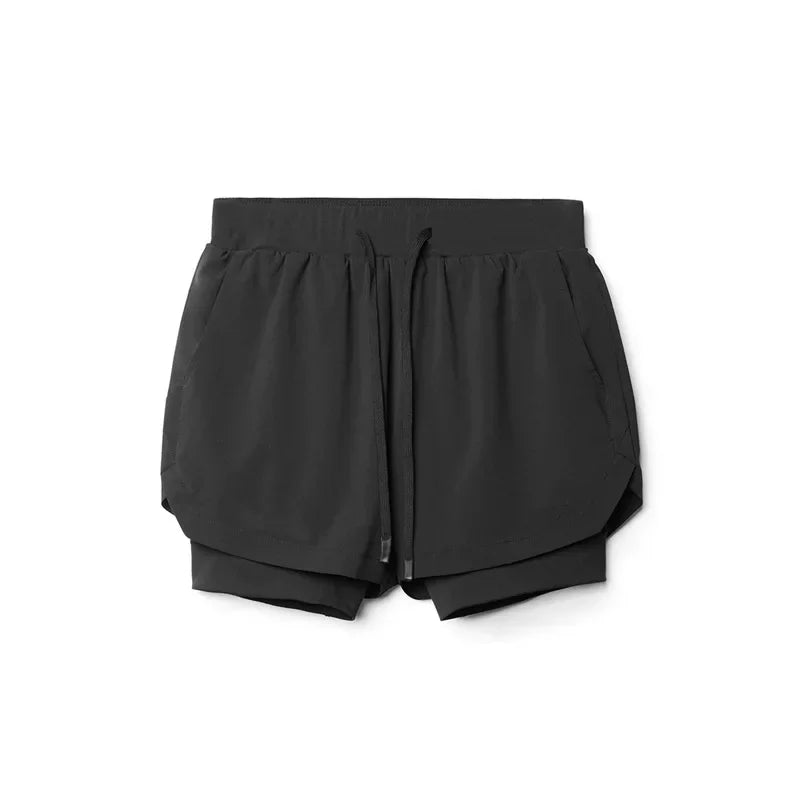 2023 new Breathable Double layer sport shorts - Empire P.E