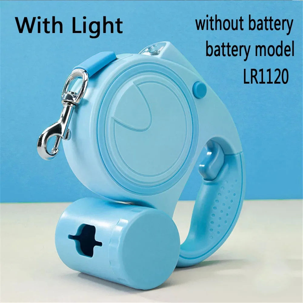 Dog Leash With Led Lights and Garbage Bag - Empire P.E