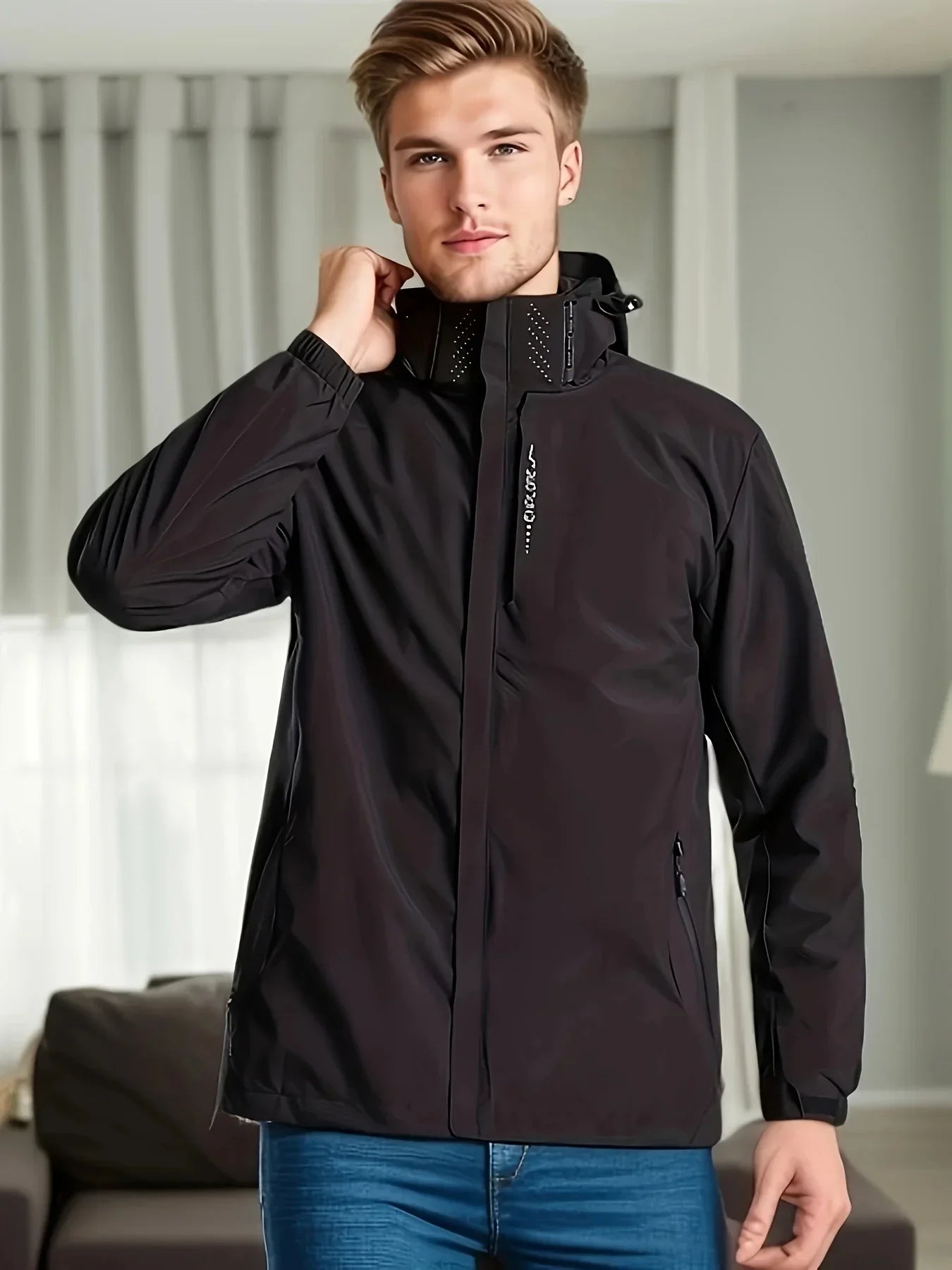 Men's Lightweight Waterproof Rain Jacket - Empire P.E