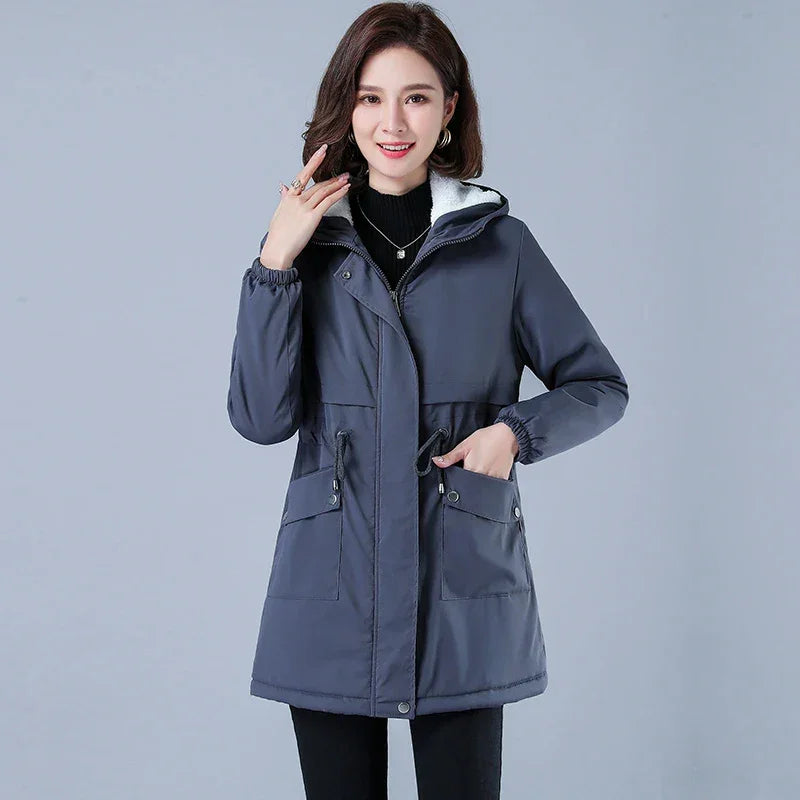 Women's Cotton Warm Puffer Coat - Empire P.E