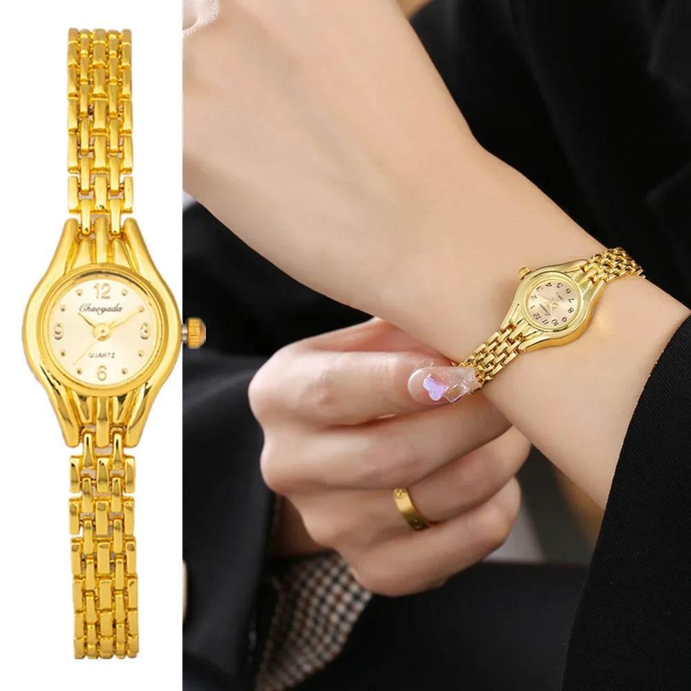 Fashion Women's Wristwatch Luxury Gold - Empire P.E
