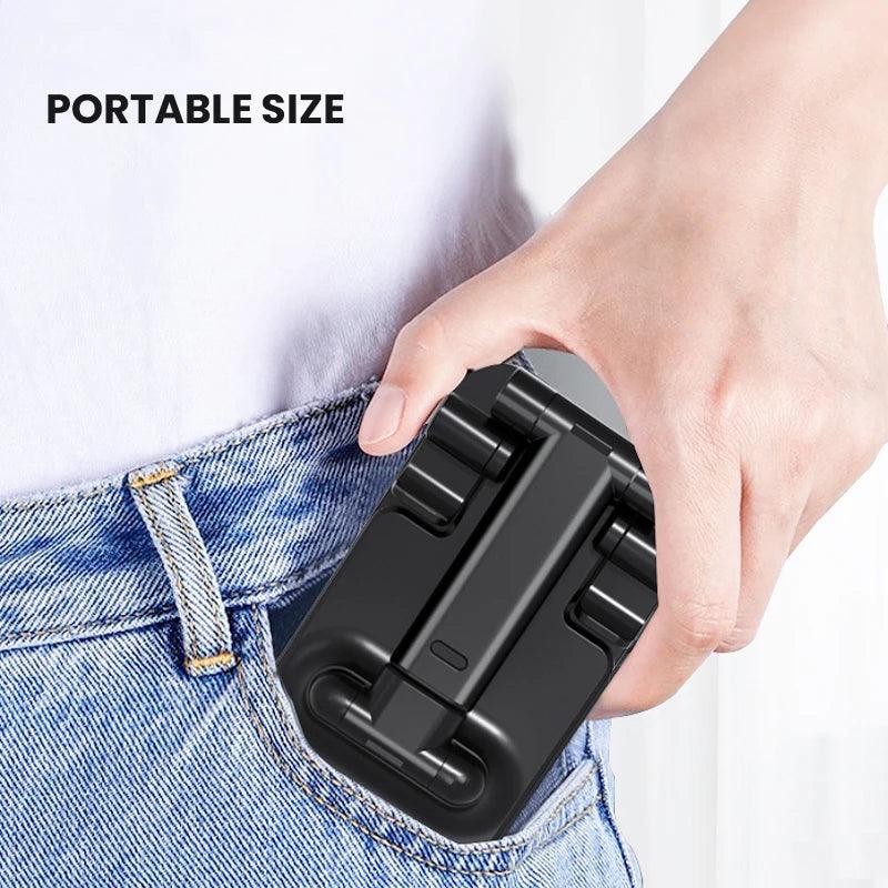 Desktop Phone Holder Stand Mobile Phone Support Adjustable Angle Height Cell Phone Stand Universal for All Smart Phones - Empire P.E