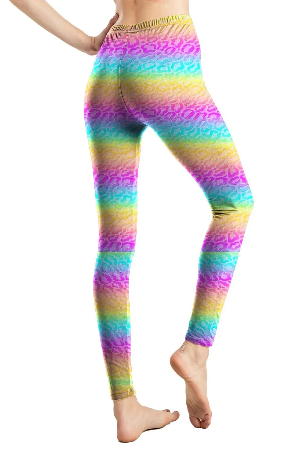 Leopard Leggings Printed High Waist - Empire P.E