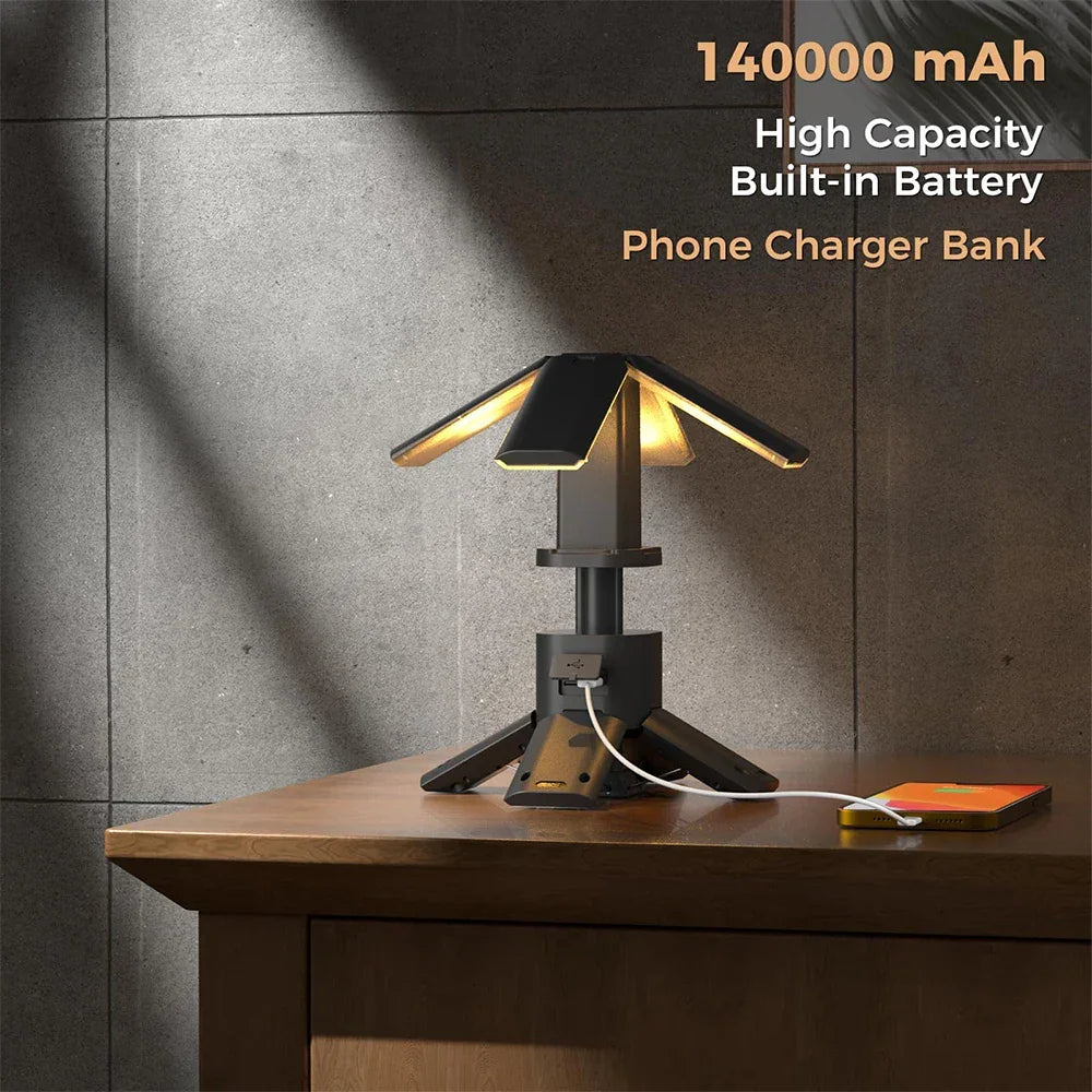 14000mAh Rechargeable Outdoor Hiking Fishing Tent Lamp - Empire P.E