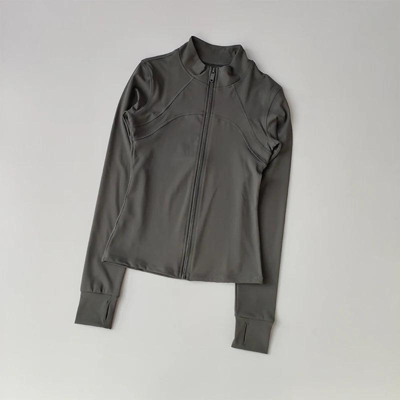 Yoga Suit Women's High-end Standing Collar Long Sleeved - Empire P.E