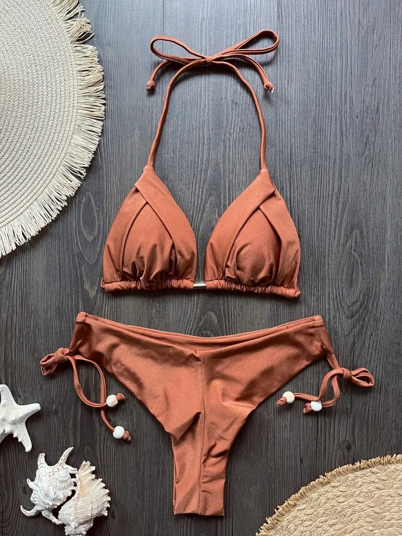 Sexy 13 Color Triangle Bathing Suit for Women Brazilian Beach Bikini Set - Empire P.E