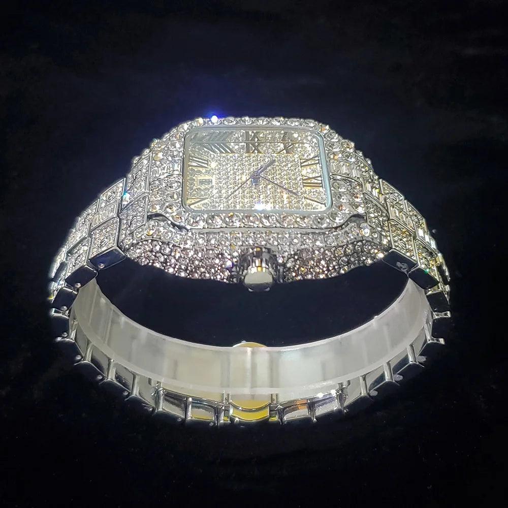 Luxury Original Brand Men Watch Bling Diamond - Empire P.E