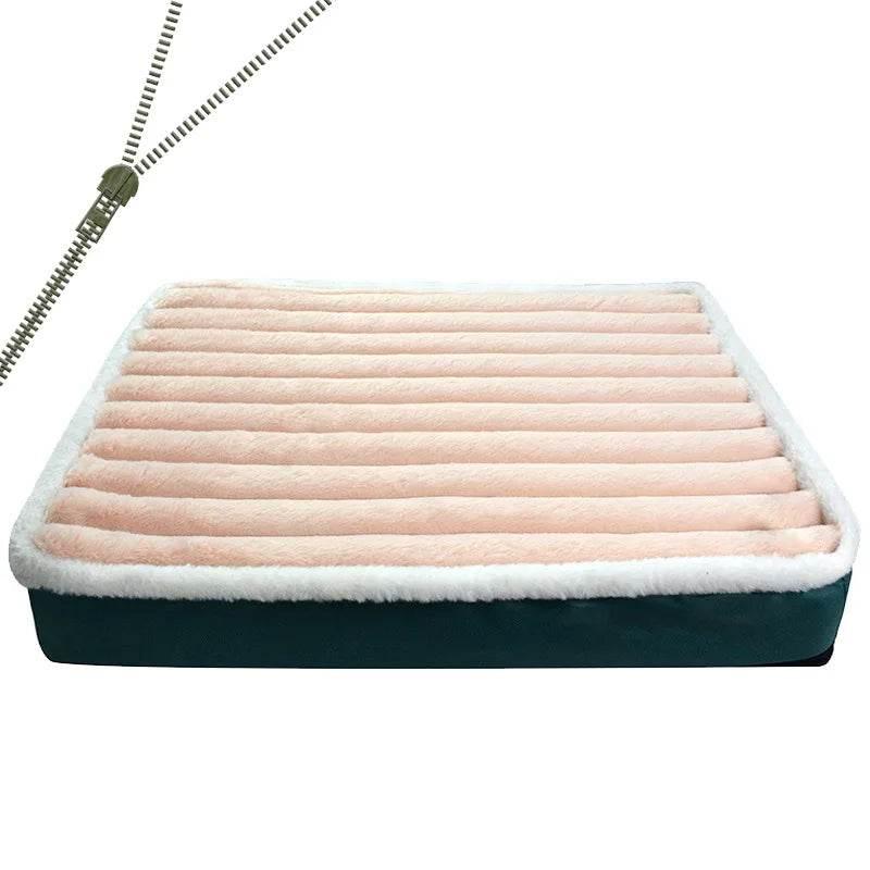 Dog Bed Mat with Zipper Remolvable Pet Mattress for Dog Sleeping Mat Washable Dog Mattress Pet Pad Cushion for Small Medium Pet - Empire P.E