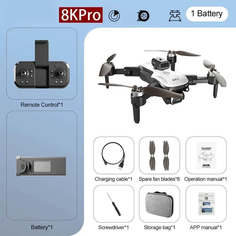 Xiaomi S2S Drone 8K 5G GPS HD Aerial Photography Dual-Camera Omnidirectional Obstacle Brushless Avoidance Quadcopter Toys - Empire P.E