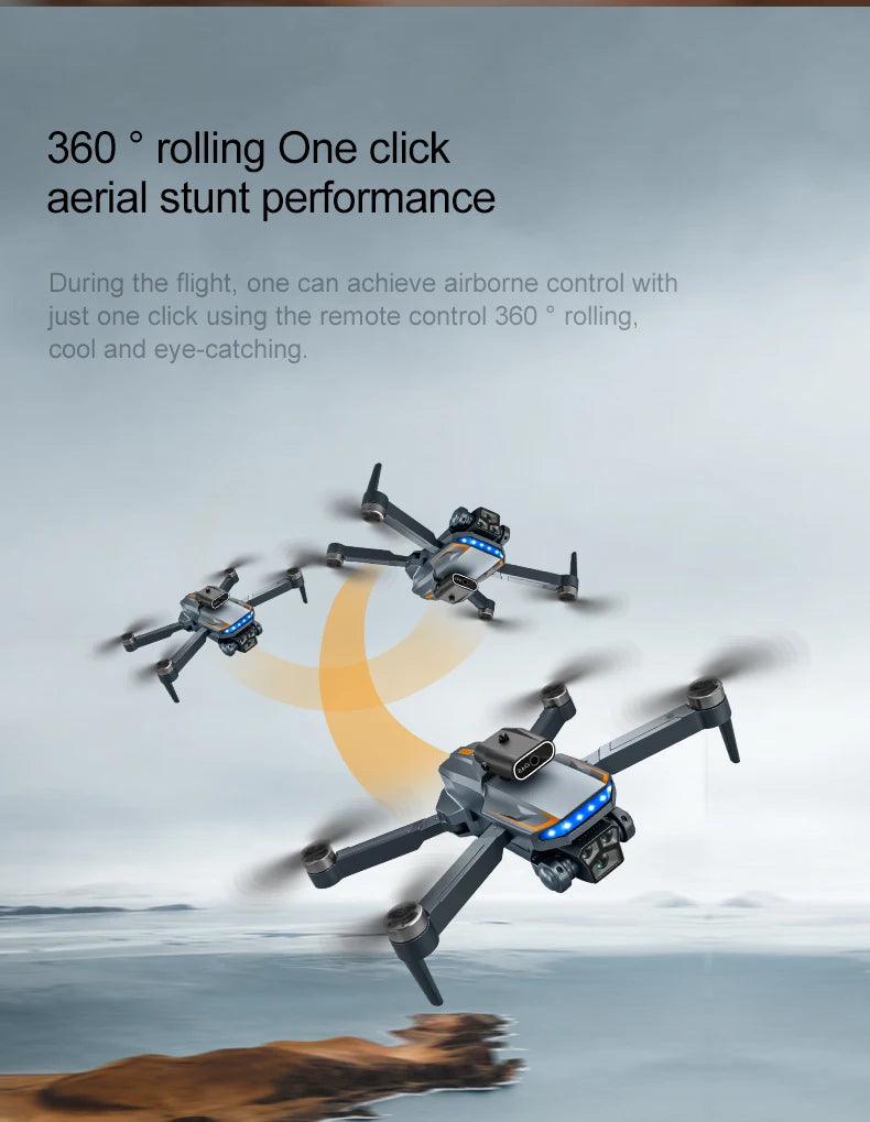 P18 New RC Drone Dual 8K camera drone obstacle avoidance quadcopter electronically controlled professional Drone Kid Gift Toys - Empire P.E