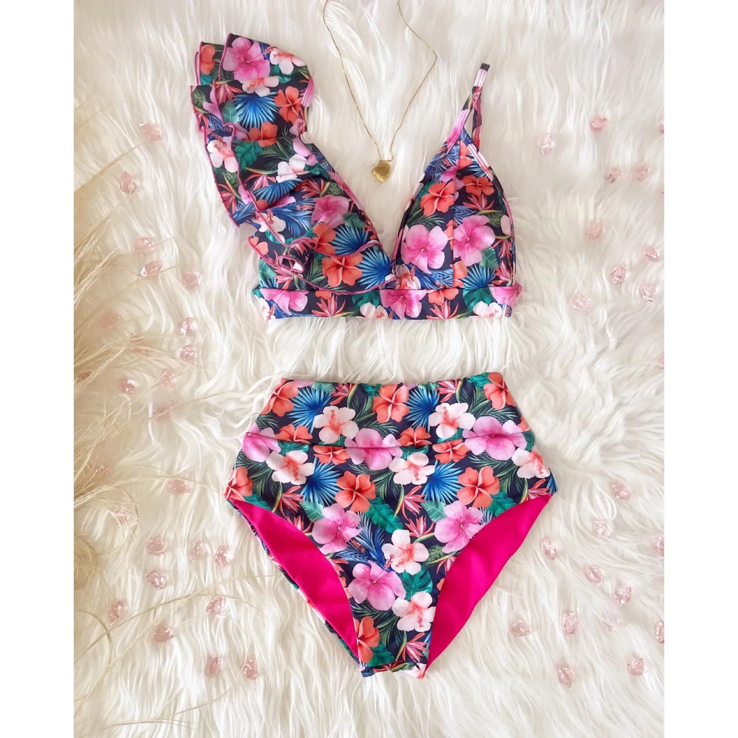 2025 New High Waist Bikini Swimsuit - Empire P.E