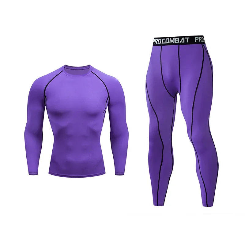 Men's Running Set Gym Jogging Thermo Track suit - Empire P.E