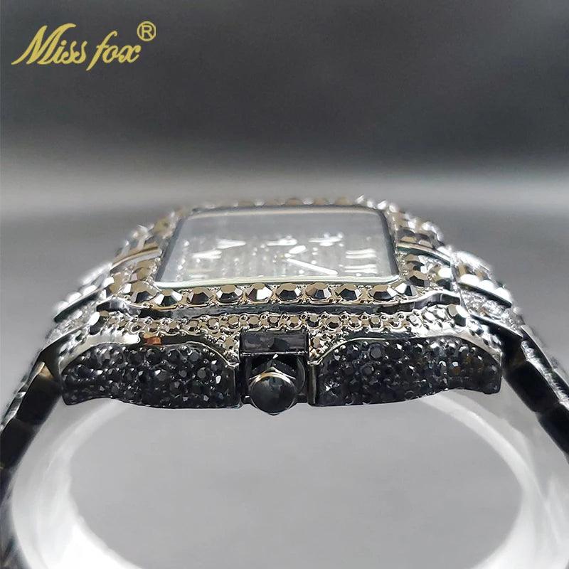 Diamond Men's Quartz Watch With Auto Date Waterproof Wristwatches - Empire P.E