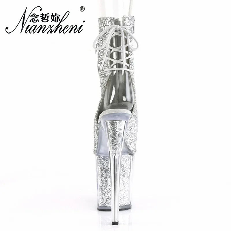 Peep Toe Strip Pole Dance High Heels - Empire P.E