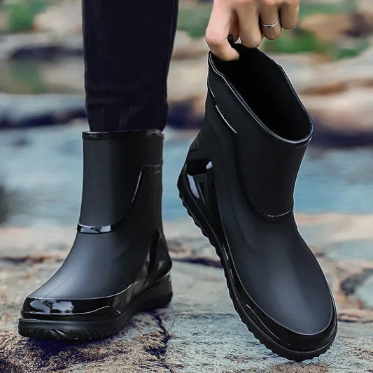 Waterproof Men's Rain Boots Agricultural Breathable Anti-skid - Empire P.E