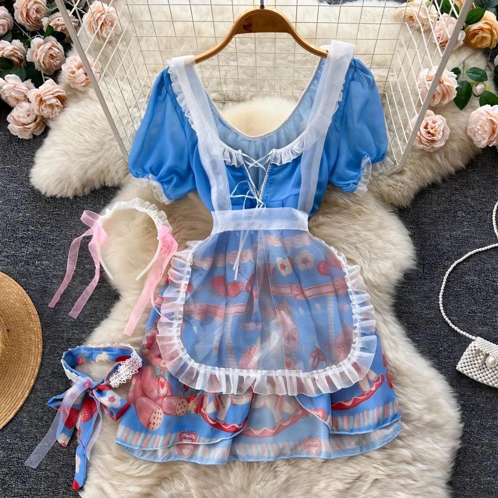 Hollow Out Cosplay Lingerie Lace Backless Jumpsuit - Empire P.E