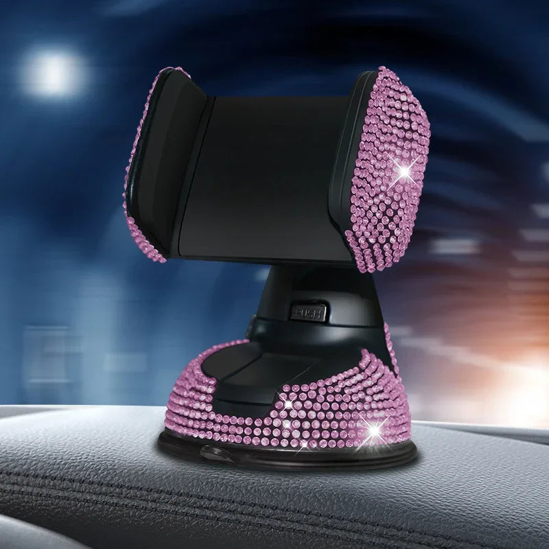 Crystal Car Phone Holder