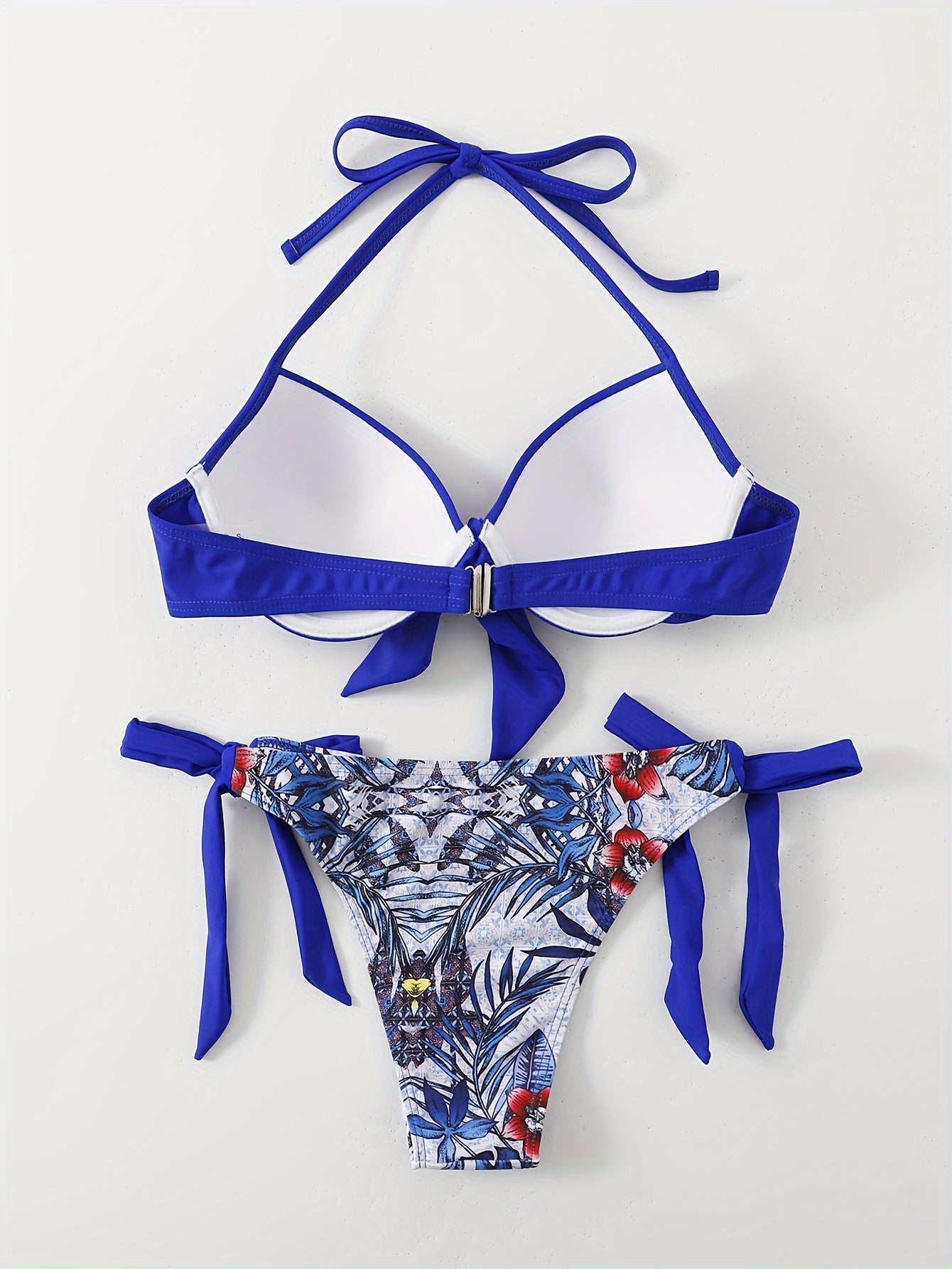 2-Piece Womens Halter Neck Bikini Set